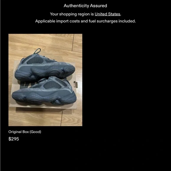 Yeezy 450 granite size 4.5 - Picture 5 of 9